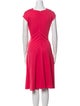 Giorgio Armani Scoop Neck Knee-Length Dress