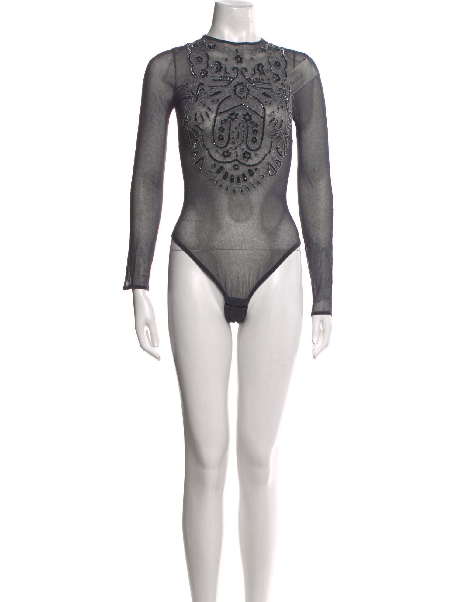 Giorgio Armani Crew Neck Long Sleeve Bodysuit
