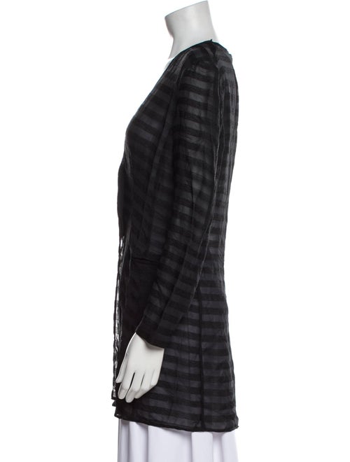 Giorgio Armani Striped V-Neck Tunic