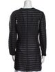 Giorgio Armani Striped V-Neck Tunic