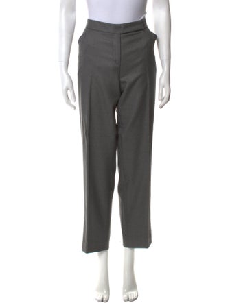 Giorgio Armani Virgin Wool Straight Leg Pants