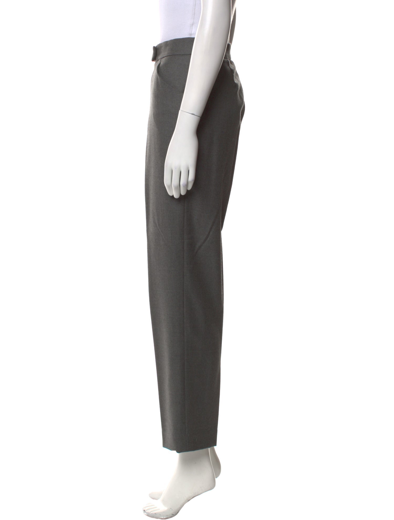 Giorgio Armani Virgin Wool Straight Leg Pants