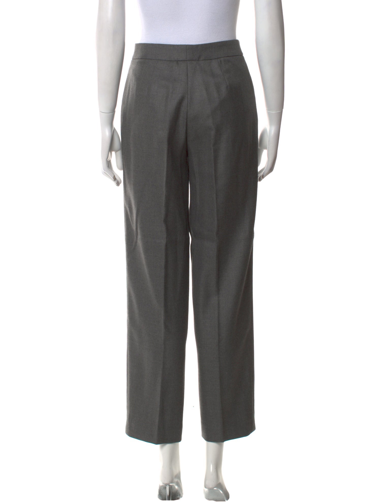 Giorgio Armani Virgin Wool Straight Leg Pants
