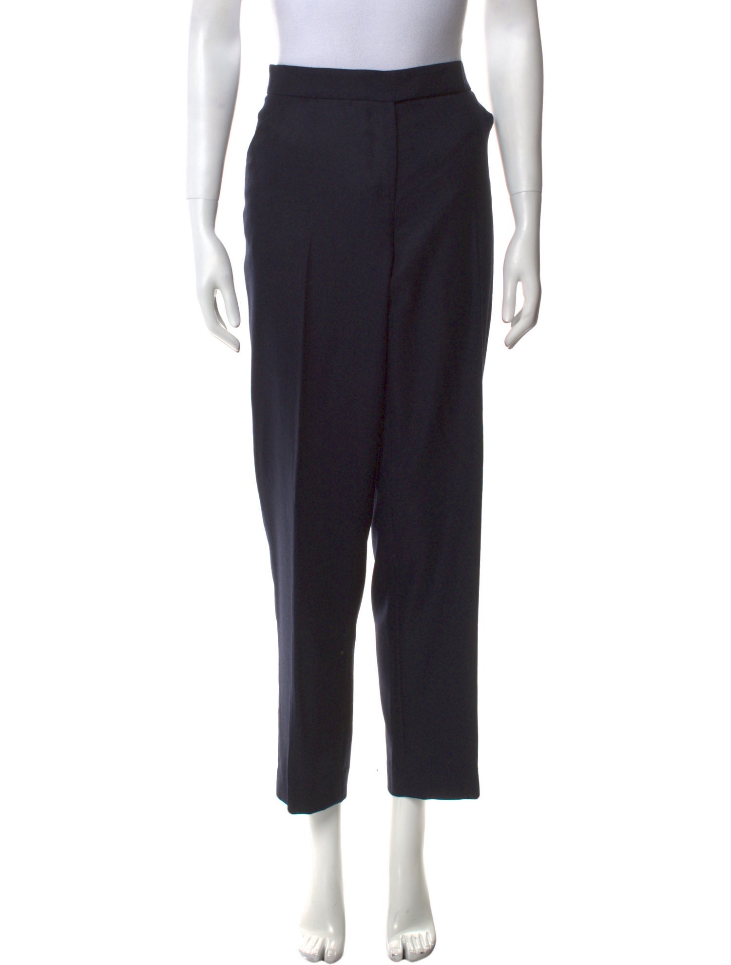 Giorgio Armani Virgin Wool Straight Leg Pants