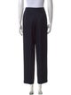 Giorgio Armani Virgin Wool Straight Leg Pants