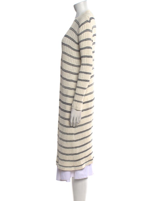 Giorgio Armani Striped Open Front Sweater
