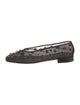 Giorgio Armani Mesh Studded Accents Ballet Flats