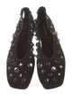 Giorgio Armani Mesh Studded Accents Ballet Flats