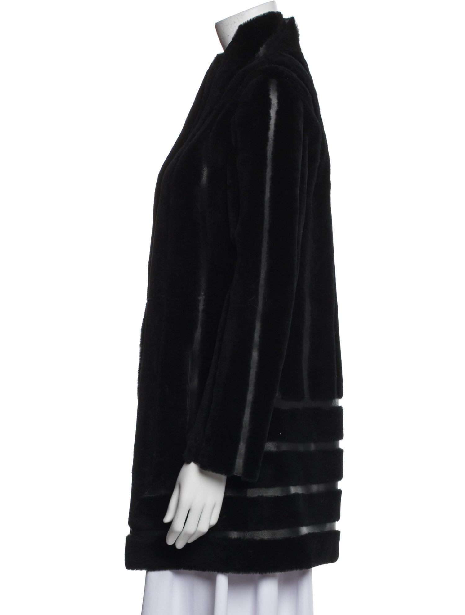 Giorgio Armani Shearling Faux Fur Coat