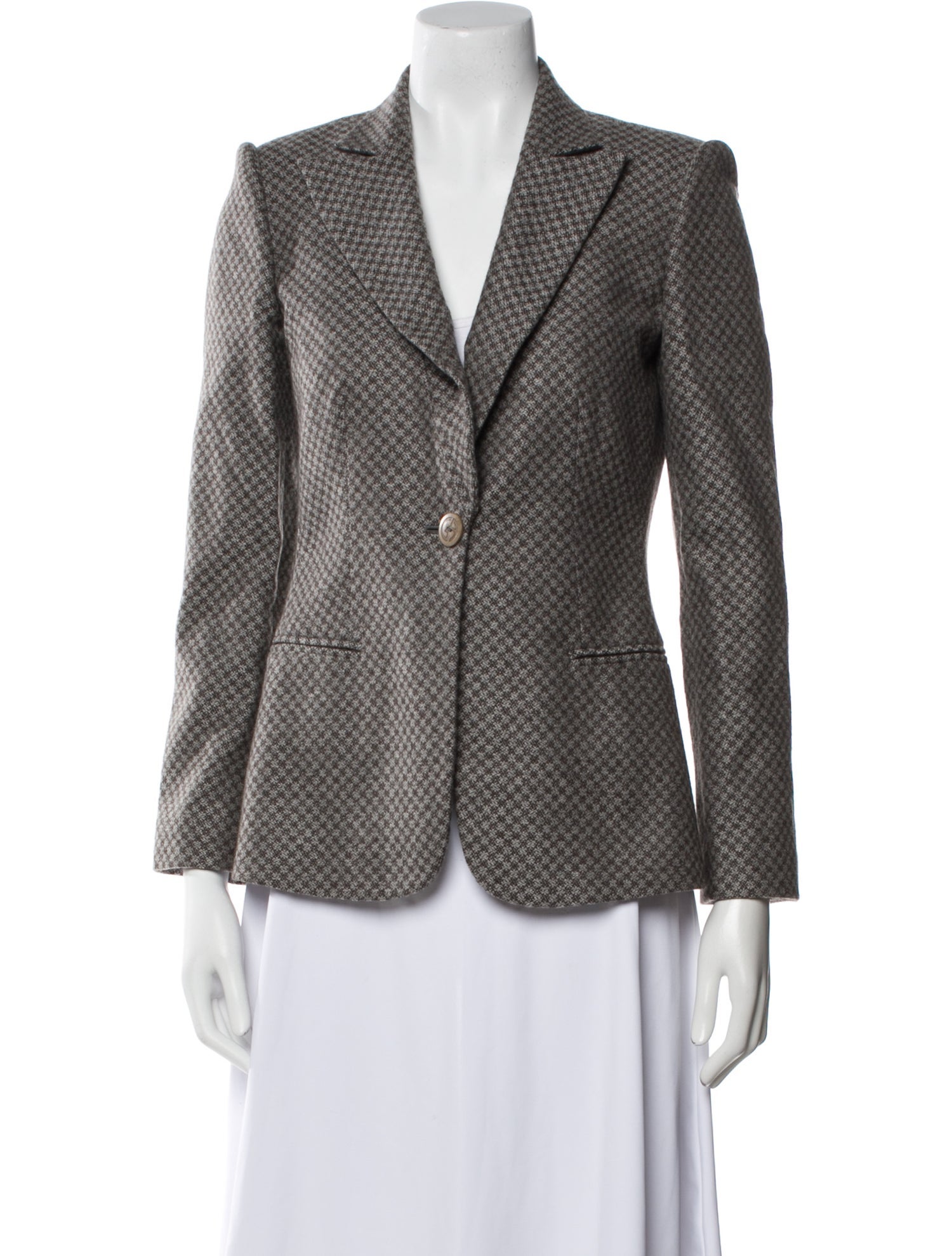 Giorgio Armani Cashmere Printed Blazer
