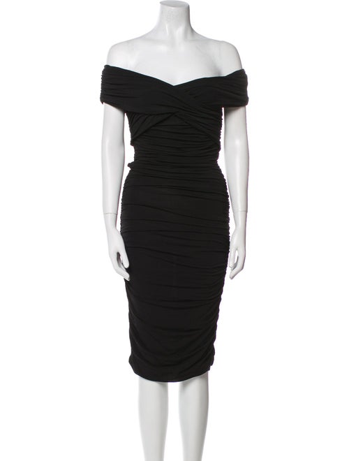 Giorgio Armani Off-The-Shoulder Long Dress