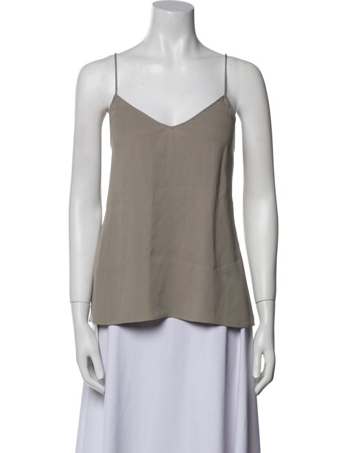 Giorgio Armani Silk V-Neck Top