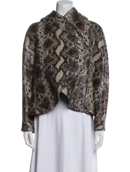 Giorgio Armani Animal Print Jacket