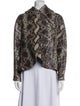 Giorgio Armani Animal Print Jacket