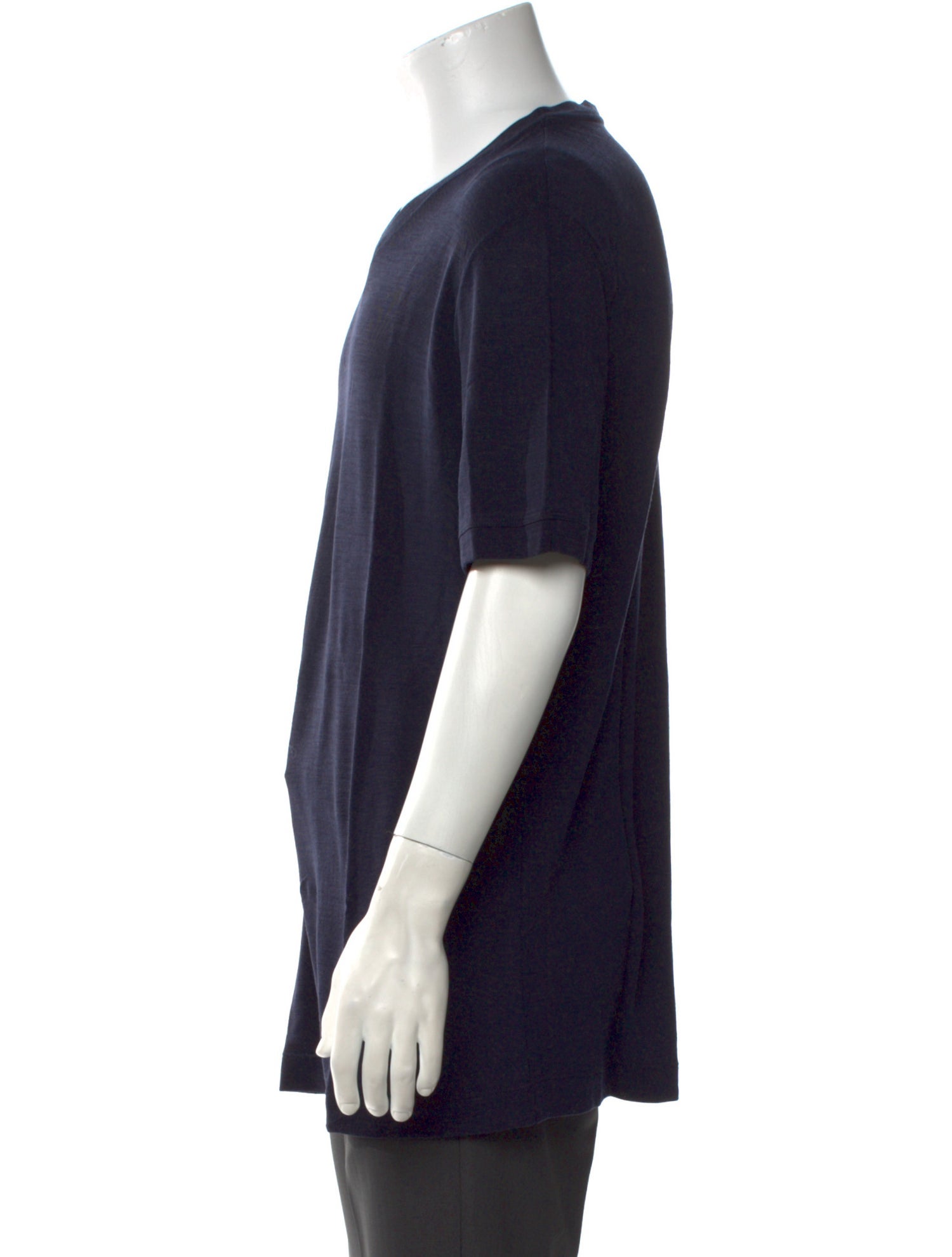 Giorgio Armani Virgin Wool V-Neck T-Shirt