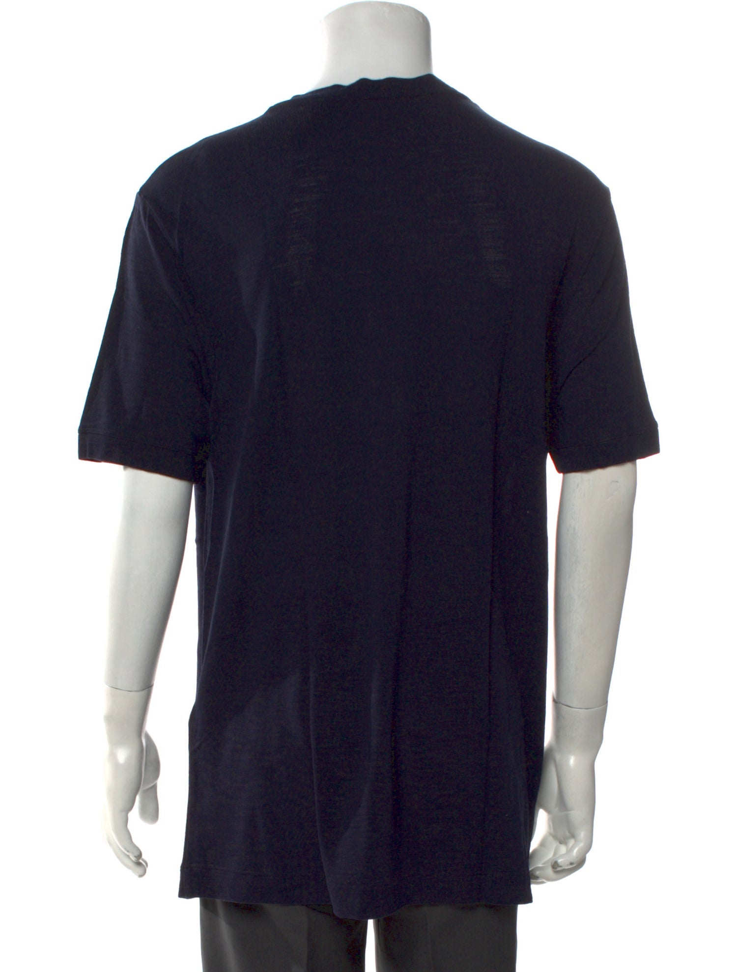 Giorgio Armani Virgin Wool V-Neck T-Shirt