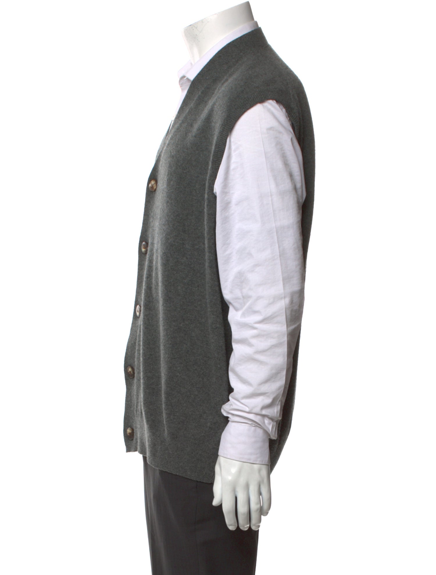 Giorgio Armani Cashmere V-Neck Sweater Vest