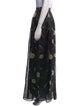 Giorgio Armani Floral Print Long Skirt