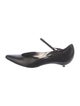 Giorgio Armani Leather Mary Jane Flats
