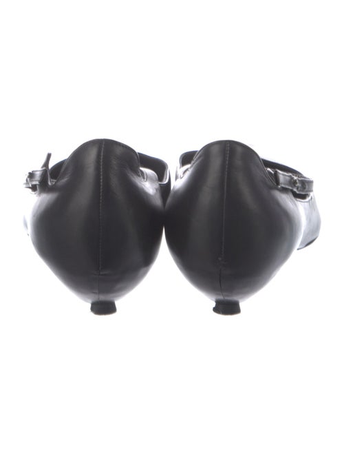 Giorgio Armani Leather Mary Jane Flats