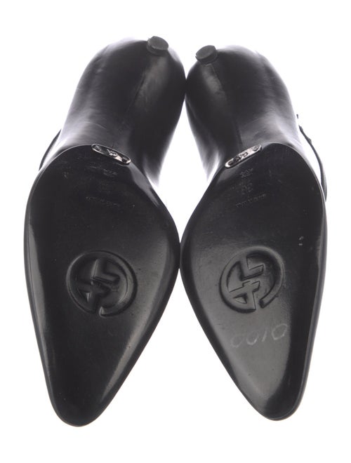 Giorgio Armani Leather Mary Jane Flats