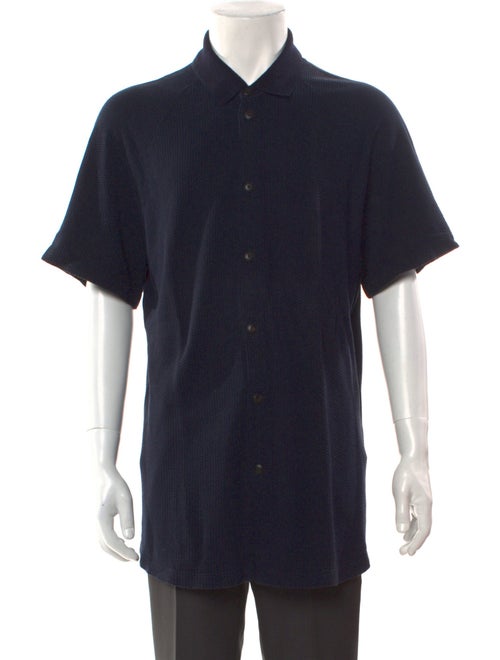 Giorgio Armani Virgin Wool Short Sleeve Shirt