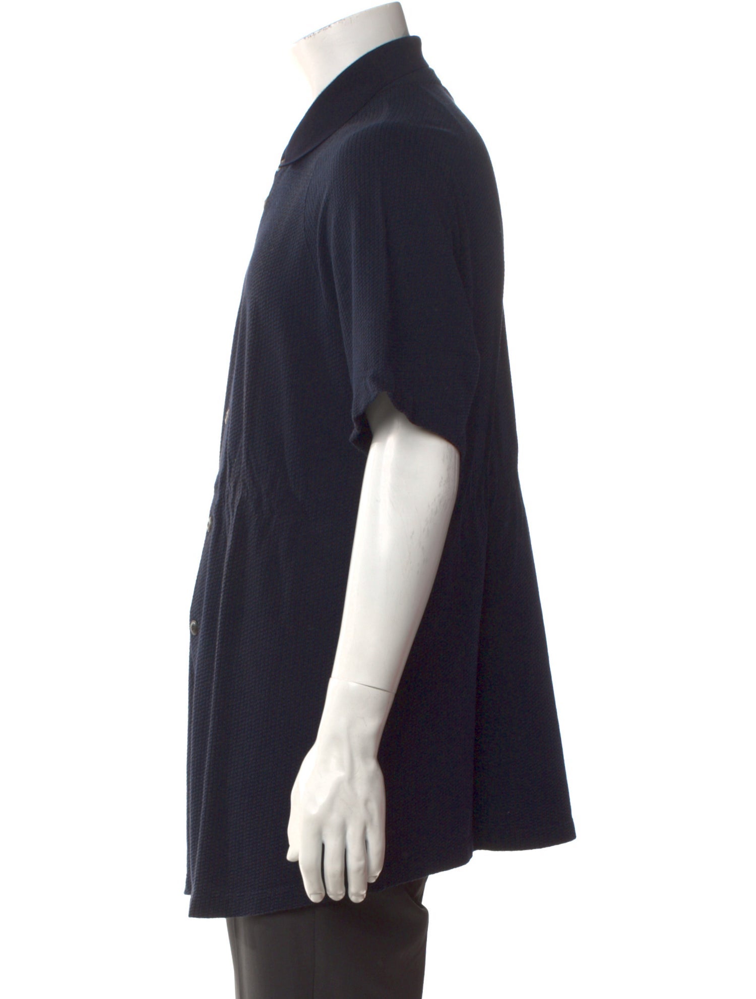 Giorgio Armani Virgin Wool Short Sleeve Shirt