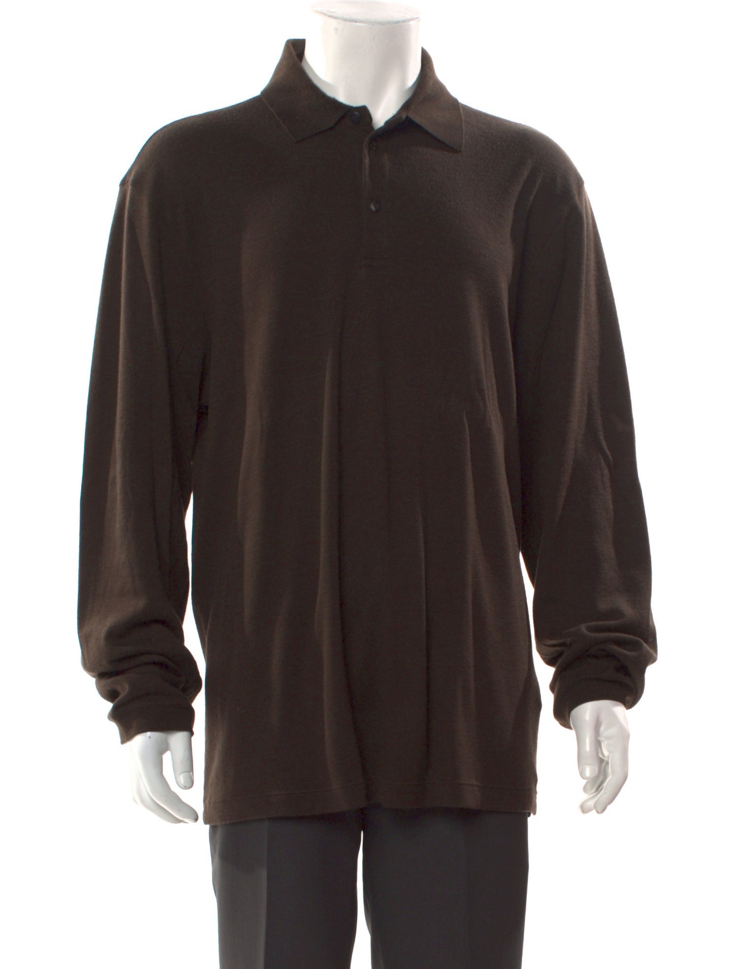 Giorgio Armani Cashmere Collar Polo Shirt