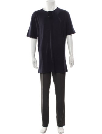Giorgio Armani Crew Neck Short Sleeve Henley