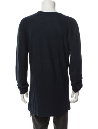 Giorgio Armani V-Neck Long Sleeve Pullover