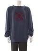 Giorgio Armani Graphic Print Crew Neck Pullover