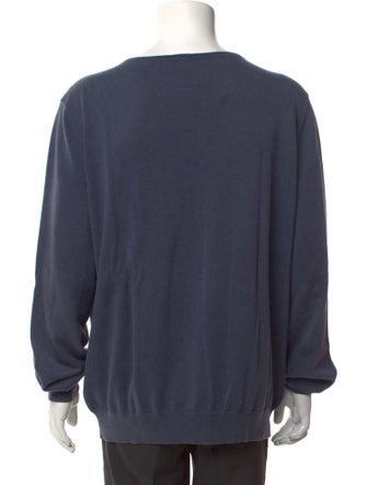 Giorgio Armani Graphic Print Crew Neck Pullover