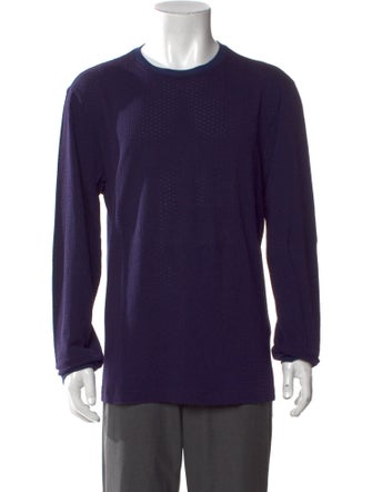 Giorgio Armani Crew Neck Long Sleeve T-Shirt