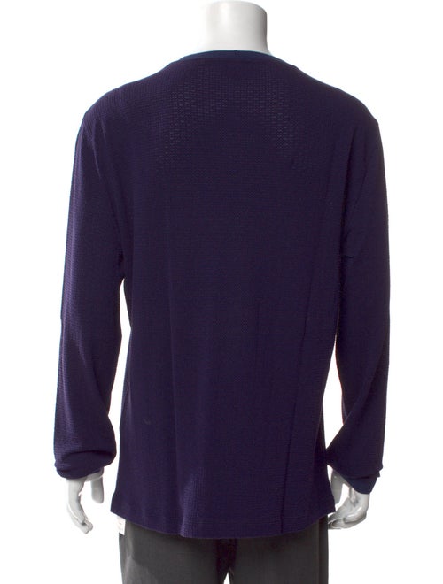Giorgio Armani Crew Neck Long Sleeve T-Shirt