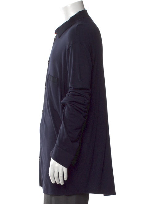Giorgio Armani Collar Long Sleeve Cardigan