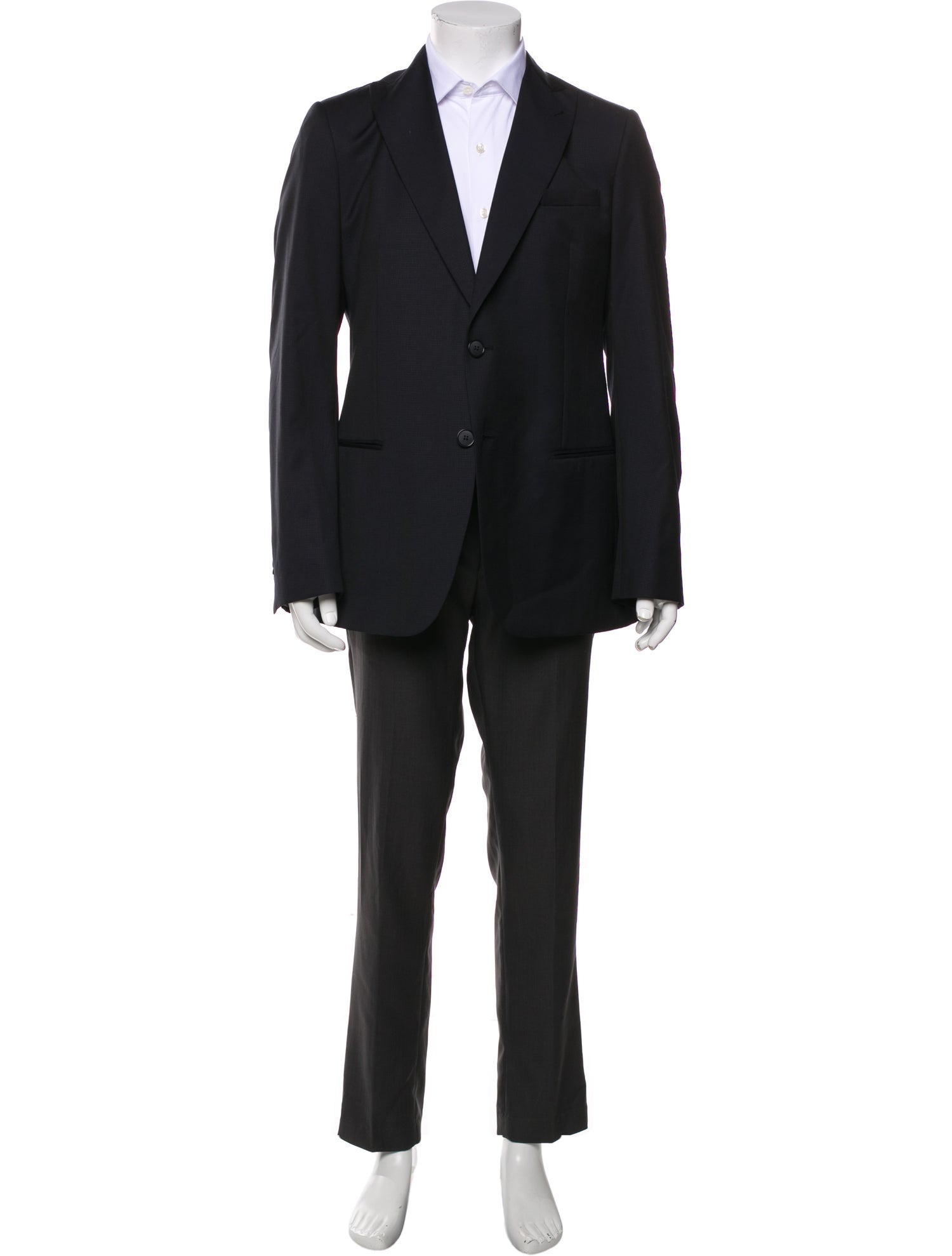 Giorgio Armani Virgin Wool Overcoat