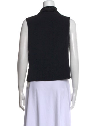 Giorgio Armani Striped Sleeveless Top