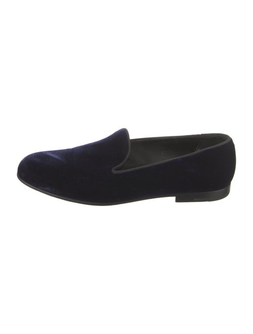 Giorgio Armani Velvet Loafers