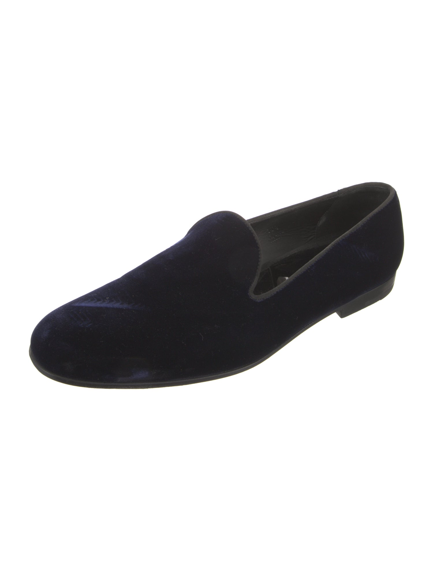 Giorgio Armani Velvet Loafers