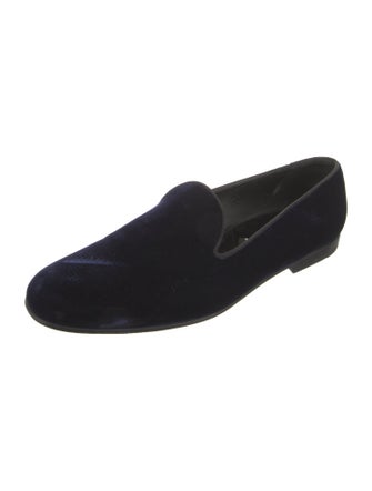Giorgio Armani Velvet Loafers