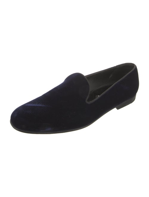 Giorgio Armani Velvet Loafers