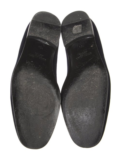 Giorgio Armani Velvet Loafers