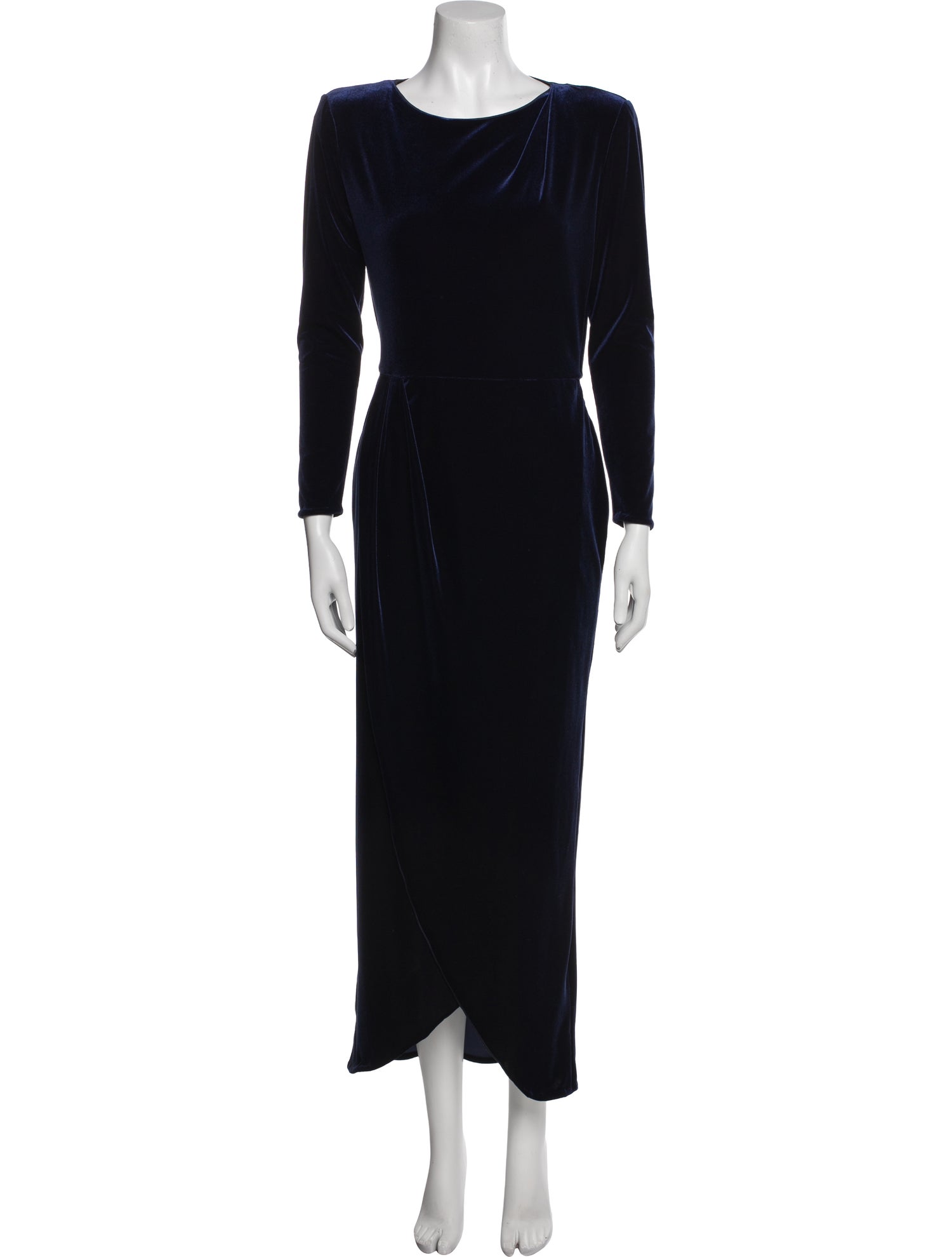 Giorgio Armani Scoop Neck Long Dress