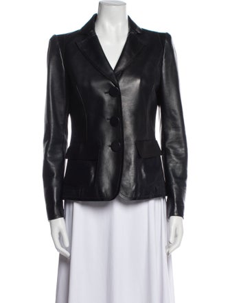 Giorgio Armani Leather Blazer