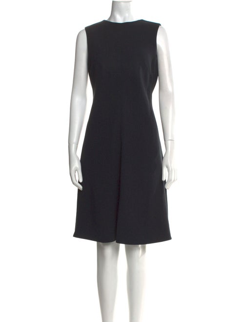 Giorgio Armani Virgin Wool Knee-Length Dress