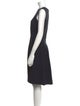 Giorgio Armani Virgin Wool Knee-Length Dress