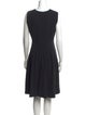 Giorgio Armani Virgin Wool Knee-Length Dress
