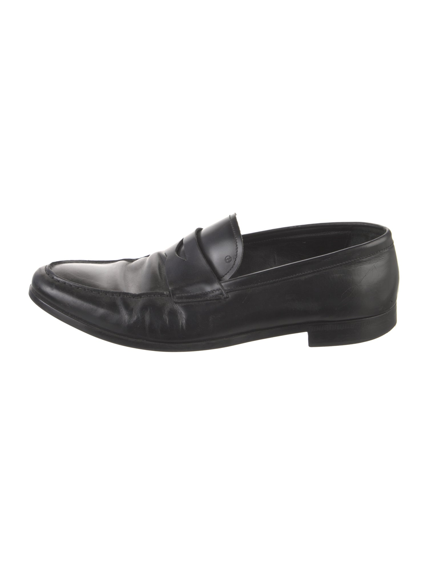 Giorgio Armani Leather Dress Loafers