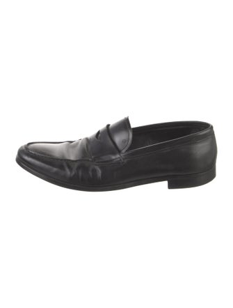 Giorgio Armani Leather Dress Loafers