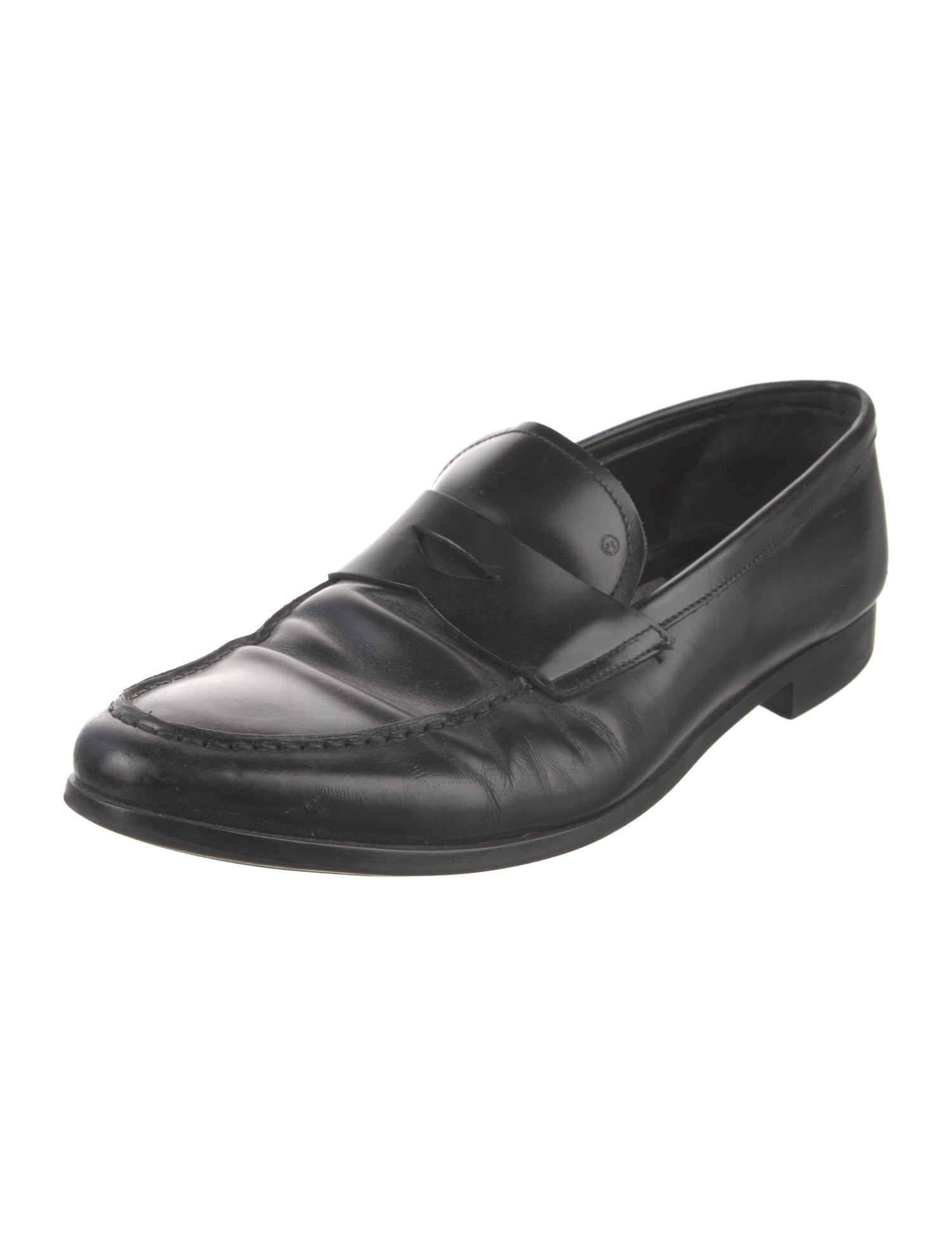Giorgio Armani Leather Dress Loafers